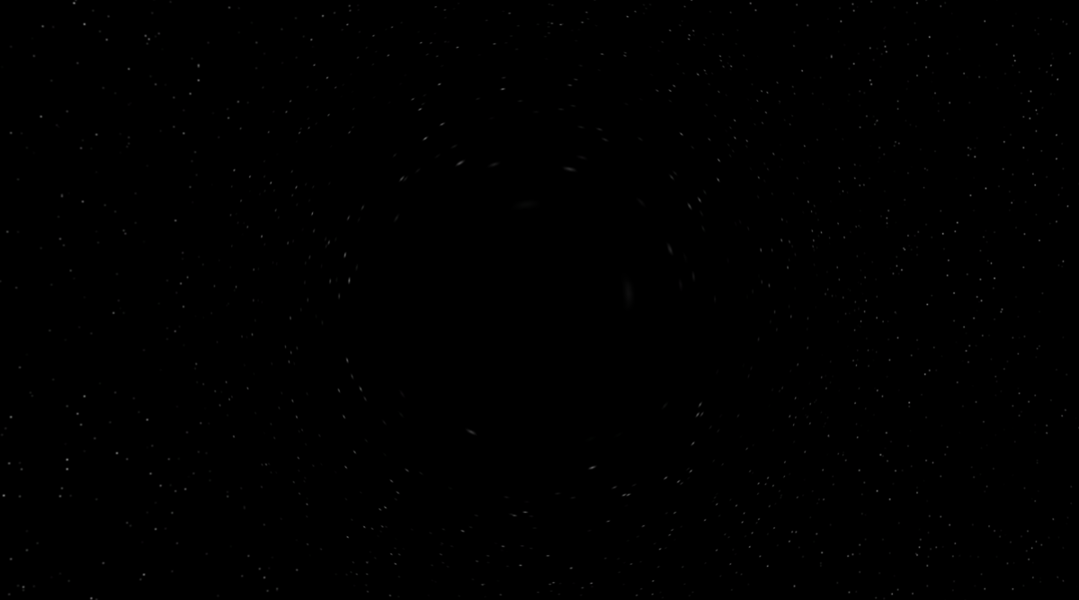 Да, именно так и выглядит черная дыра