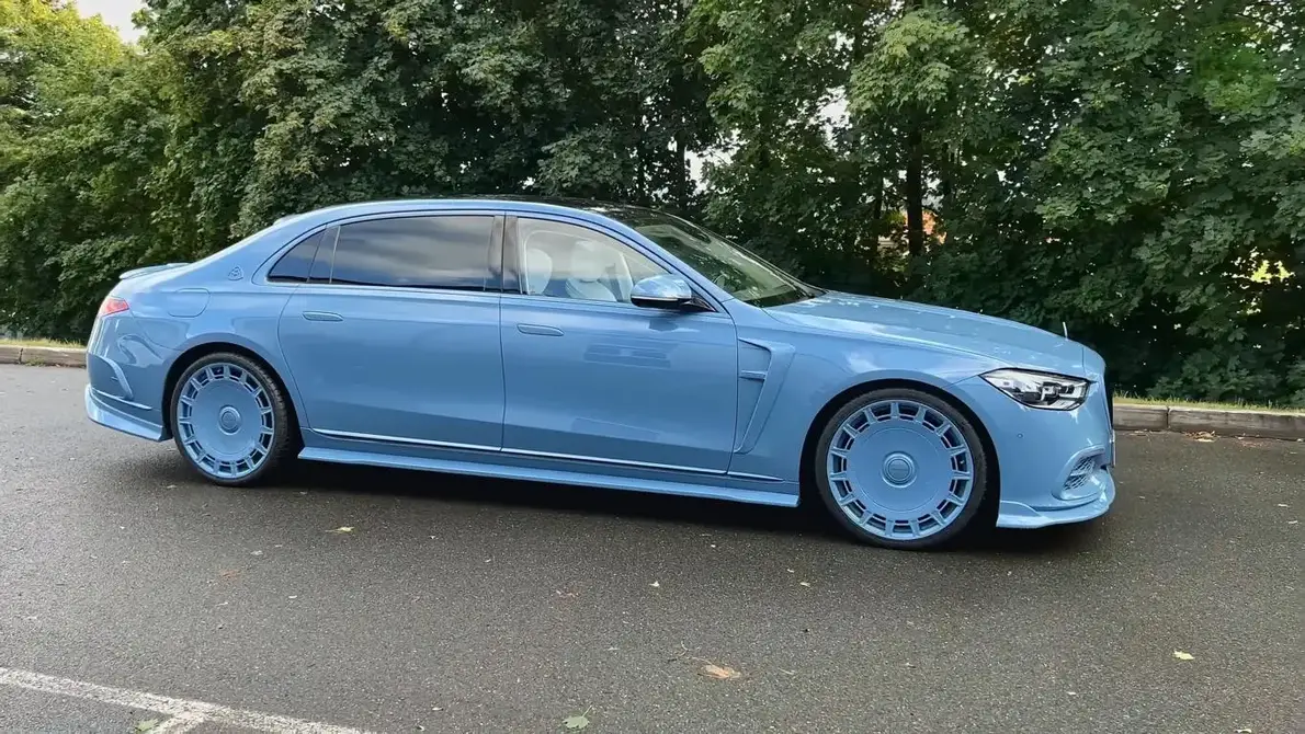 Maybach, не похожий ни на один другой: темно-синий Mercedes S 680  производства MANSORY 2024 года выпуска | REDLINE | Дзен