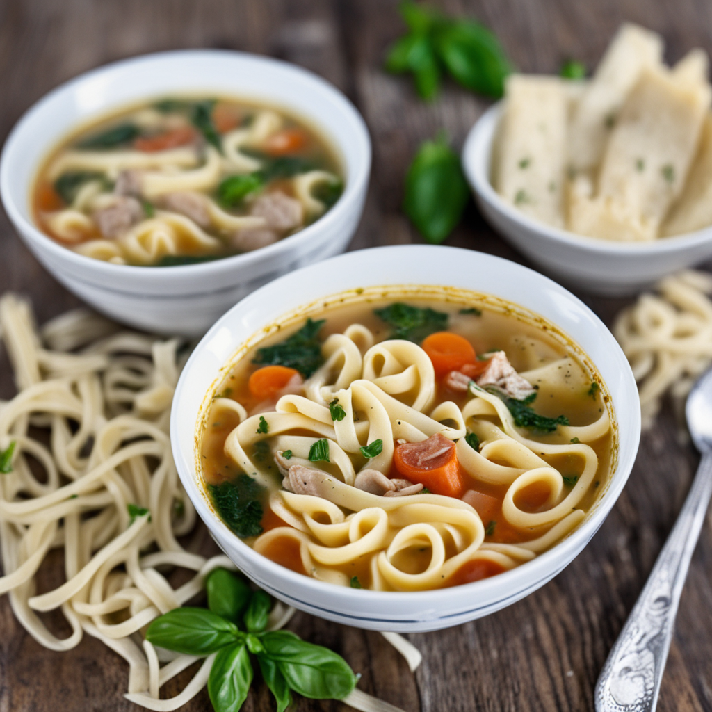 Рецепт супа лапша по-итальянски приготовленного в микроволновой печи. |  Вкусно и Быстро | Дзен