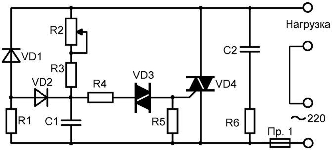 Схема регулятора мощности на симисторе 3,5 кВт | Пикабу