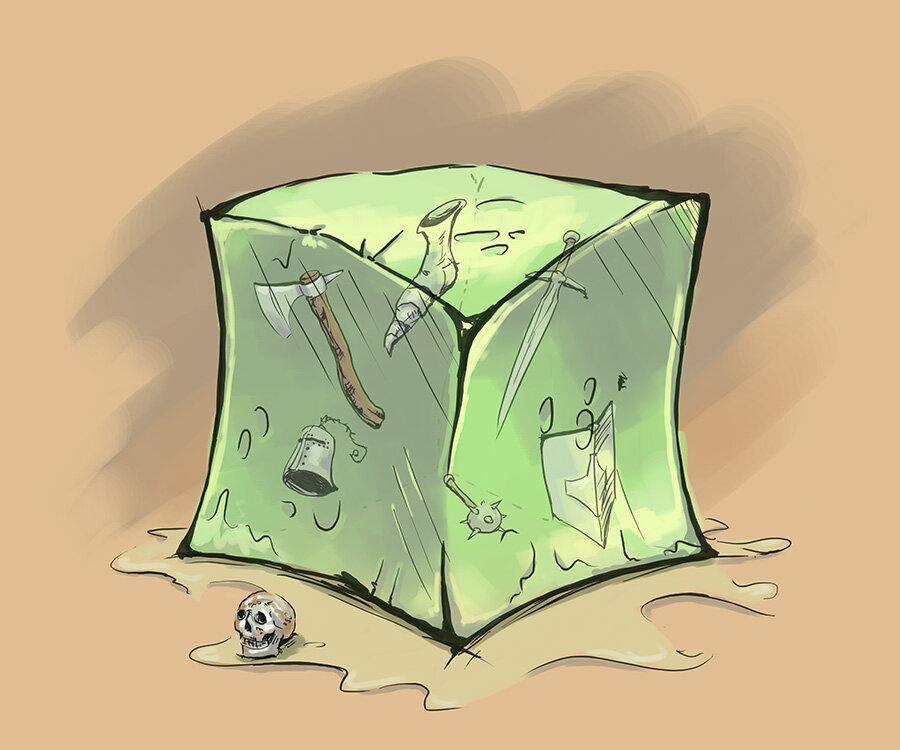 Студенистый куб из D&D