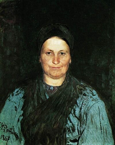 Репин И.Е., «Портрет Т.С.Репиной», 1867