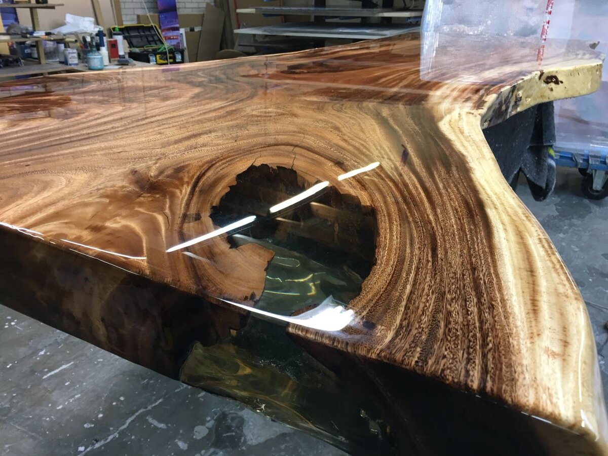 Wood Epoxy Resin Countertops