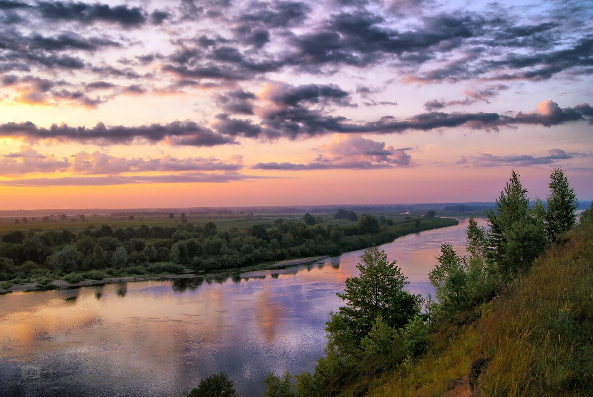 Озерцо река Белоруссия