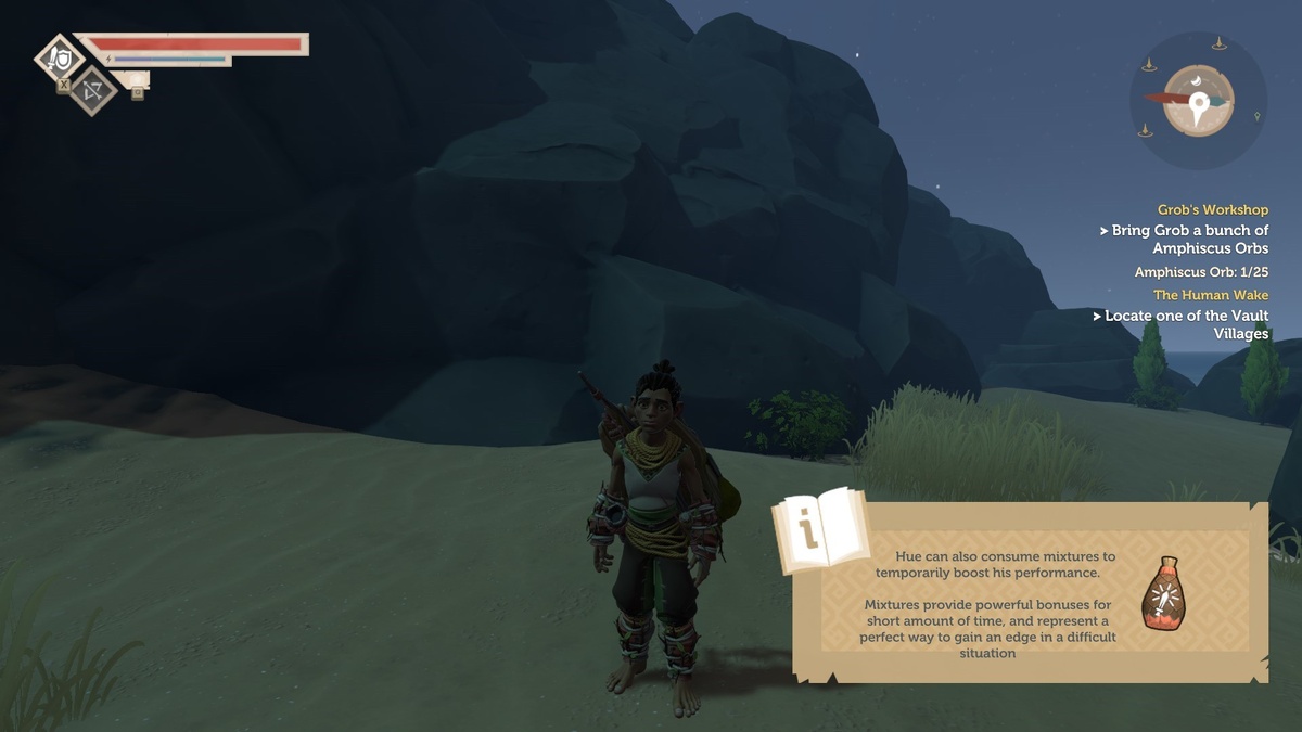 Ну вот я и поиграл минут 20 - приоделся, но герой чет грустный...