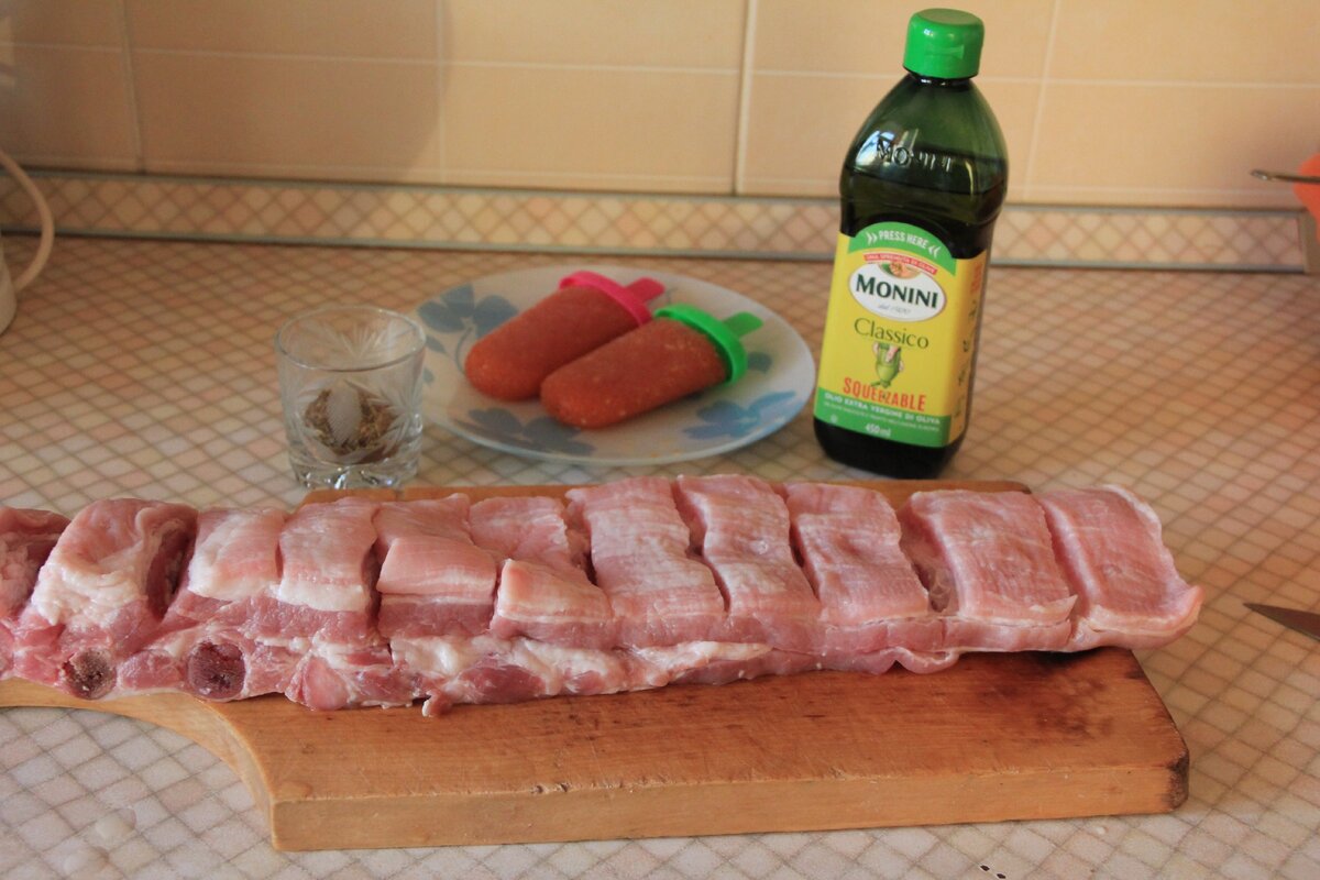 Ингредиенты для нежных ребрышек