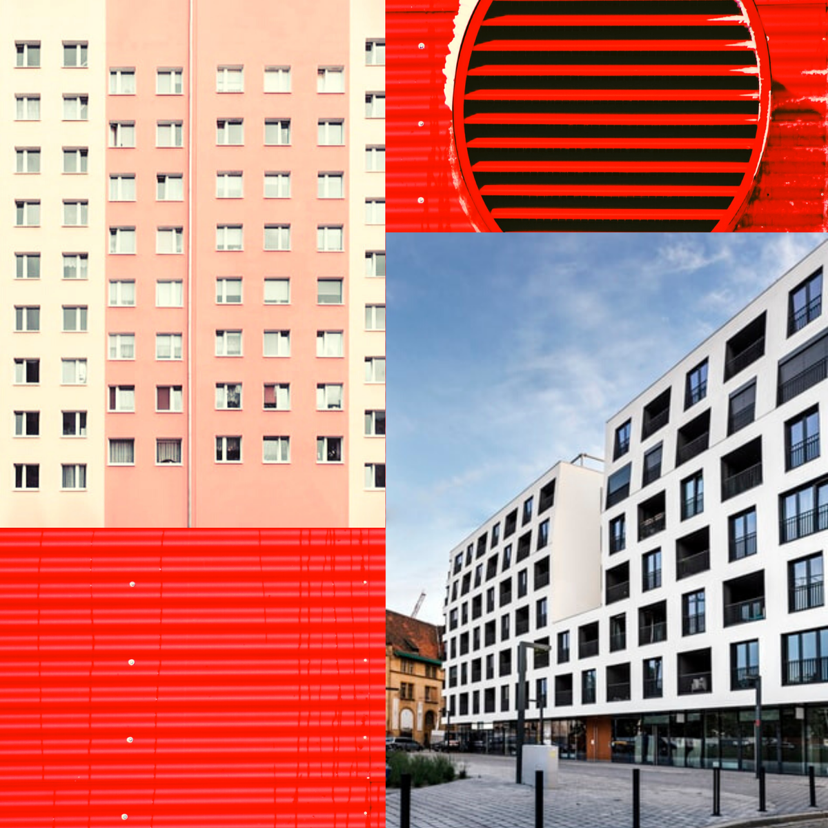 Жилые здания г. Валбжих, г. Вроцлав, Польша. 