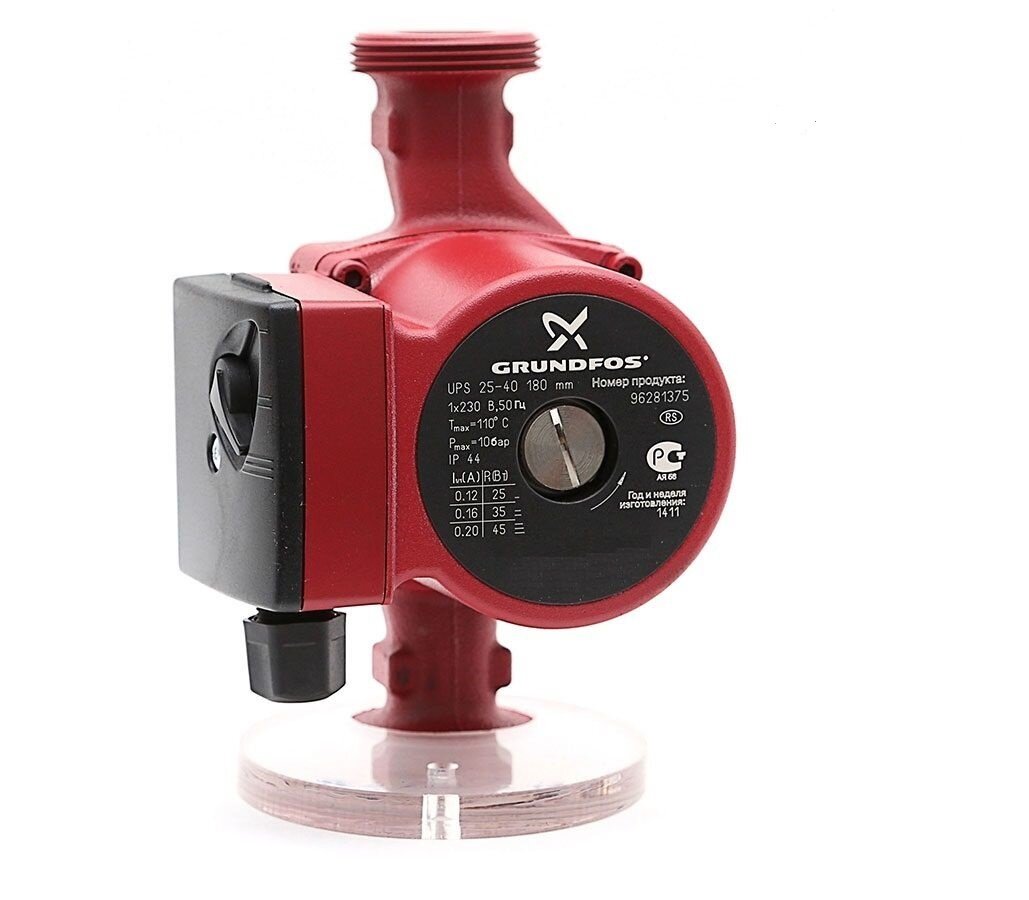  Grundfos – известный датский бренд, считается одним из лидеров на рынке производителей насосов. Насосы серии UPS считаются классикой среди циркуляционных насосов для частных домов.
