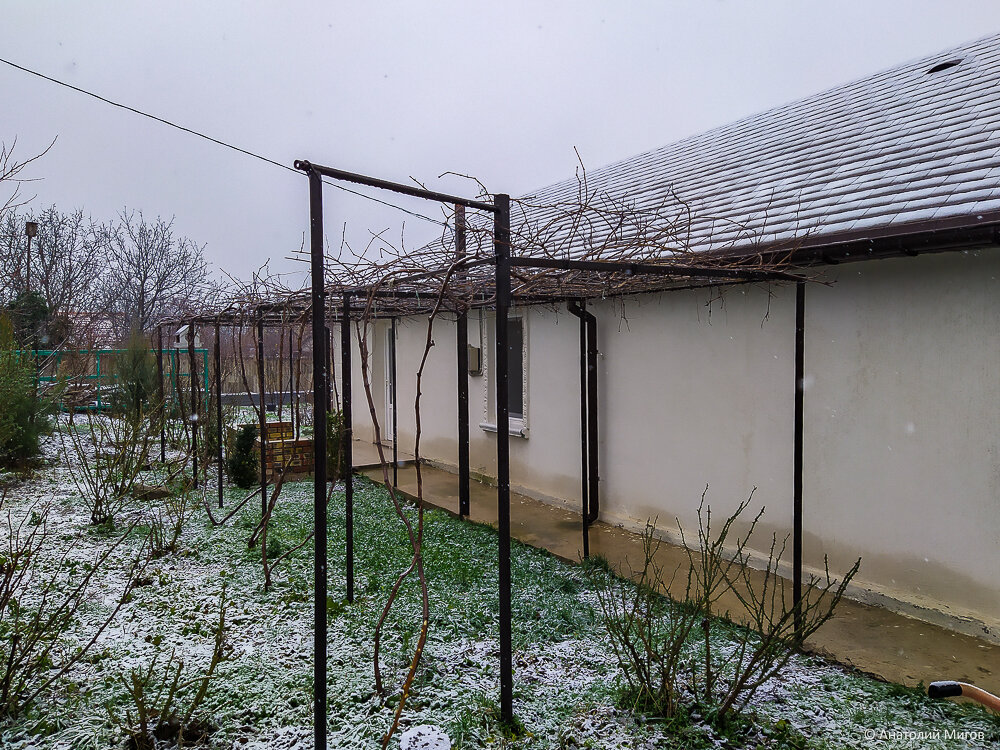 В Крыму выпал первый снег
