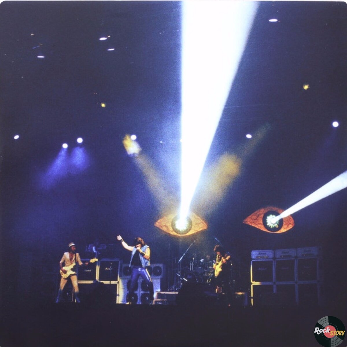 На фотографии: кадры из прощальный концерта группы  Rainbow в Nippon Budokan, Tokyo, Japan 14-го марта 1984 года 