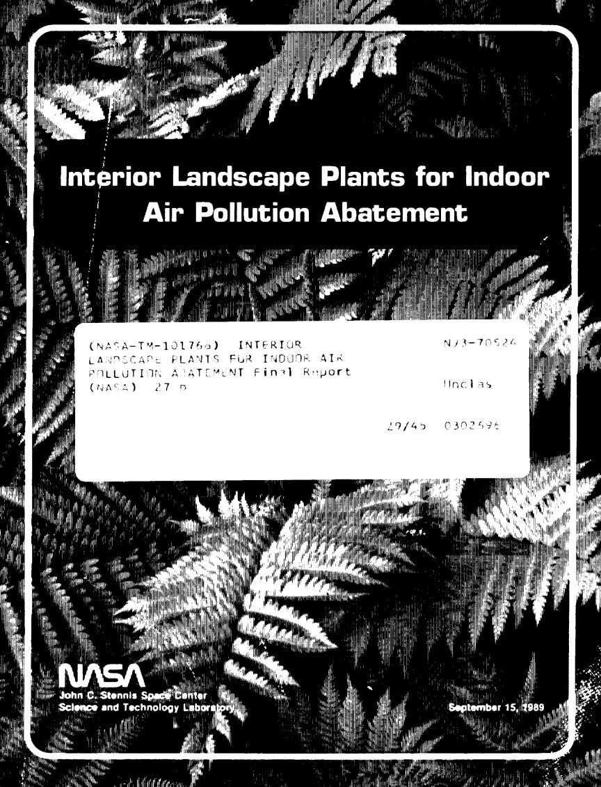 Исследование Nasa 1989 года.