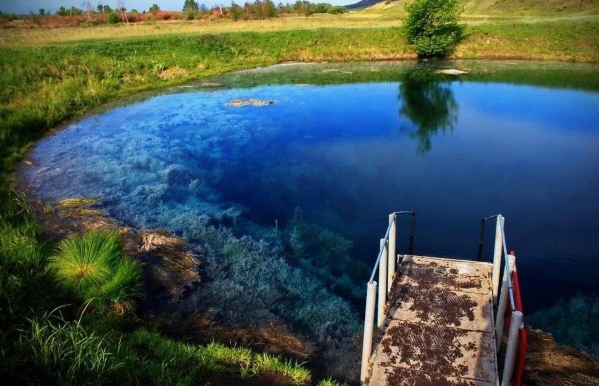 голубое озеро в самарском