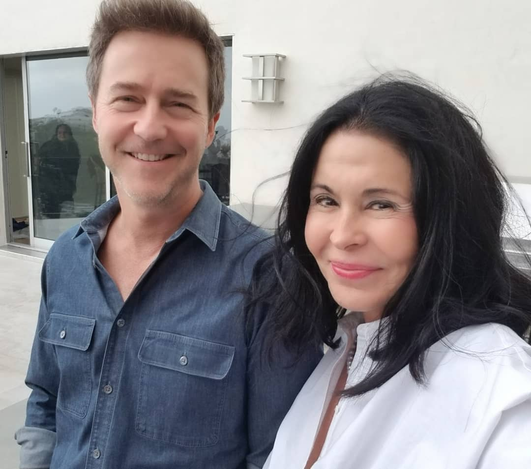 Эдвард Нортон и Мария Кончита Алонсо. Фото: Instagram