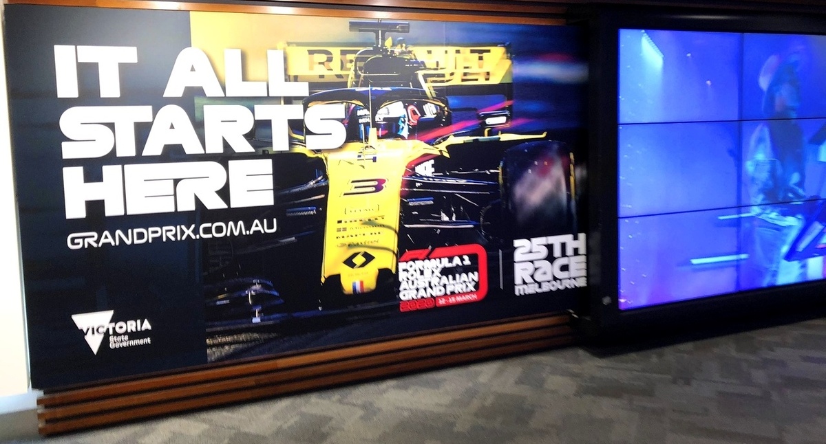 Афиша Гран-при Австралии 2020 в Мельбурне