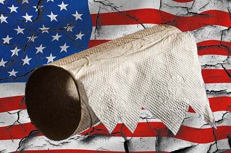 В США дефицит туалетной бумаги! (Коллаж автора. Фото с pixabay.com - общественное достояние)