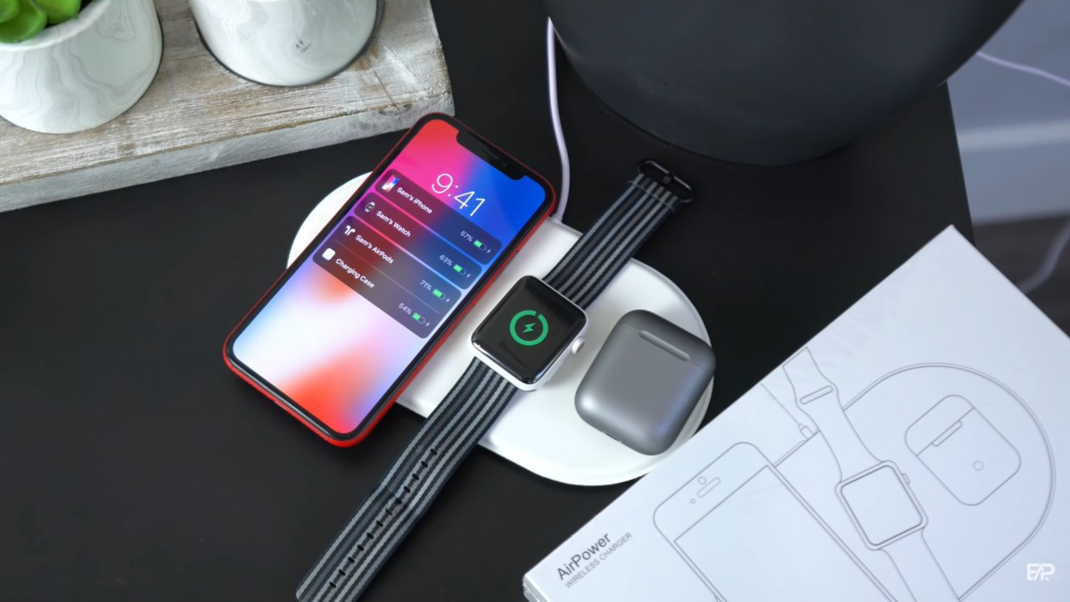 Поддерживает ли беспроводную зарядку redmi note 13. AIRPOWER Wireless Charger Apple. Беспроводная зарядка AIRPOWER Wireless Charger. AIRPOWER Charging mat. Эпл зарядка беспроводная оригинал.