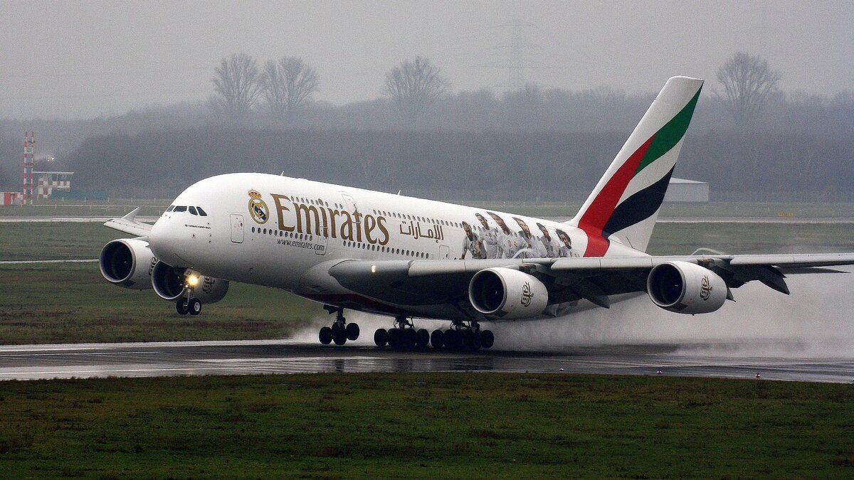 Посадка Airbus A380