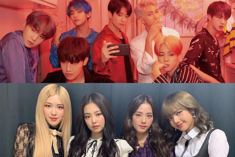 Bts and blackpink фото