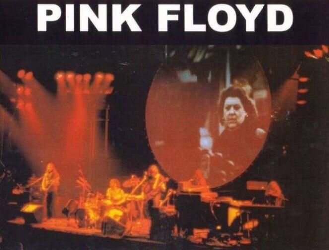 Pink Floyd на одном из концертов в 1974 году