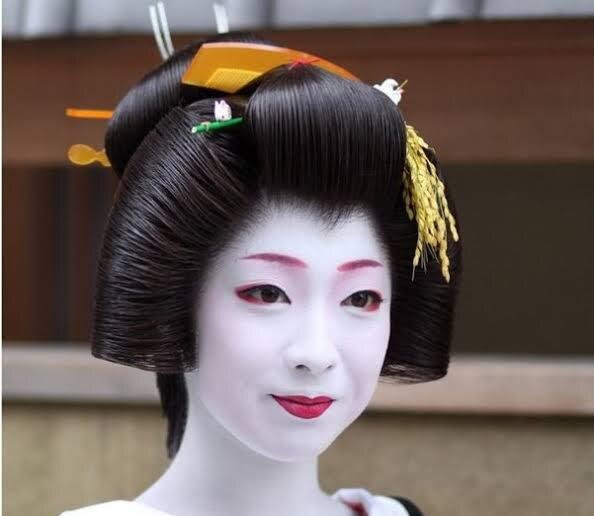 Традиционные японские прически - 80 фото