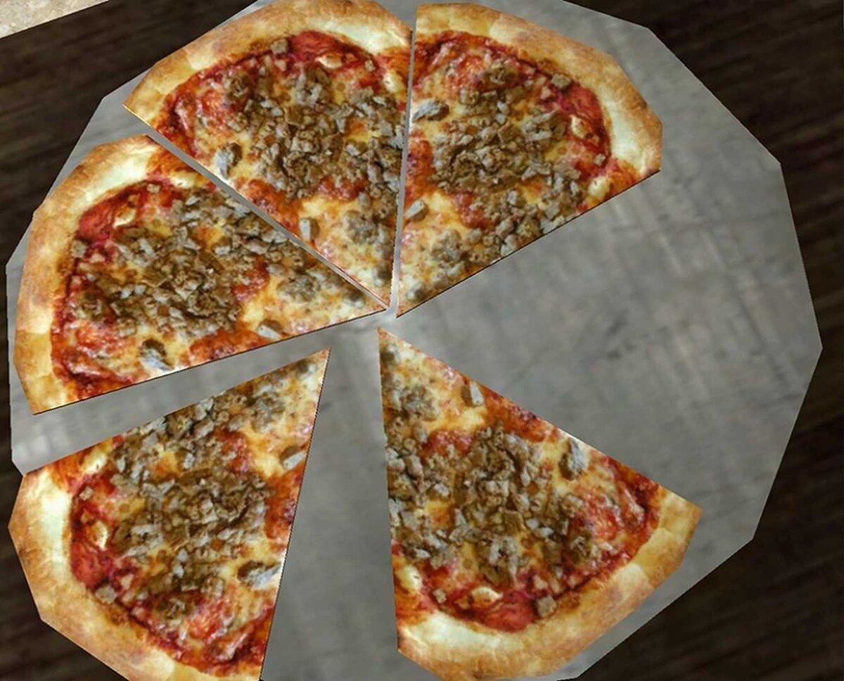 Пицца на 10 кусочков