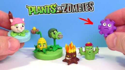 Download Video: Лепим РАСТЕНИЯ из игры Растения против Зомби Часть 2 | Plants vs Zombies