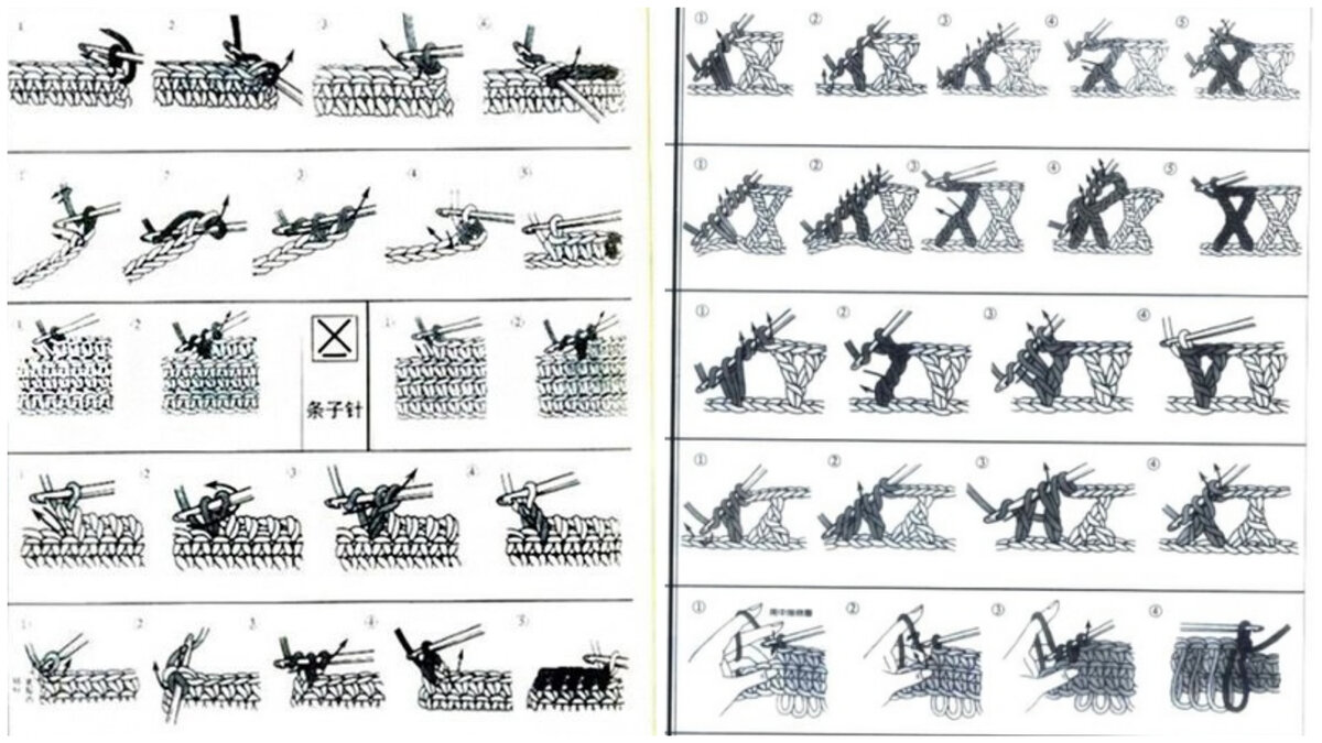 Читаем схемы из азиатских журналов | Вязание от А до Я
