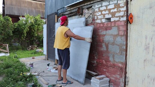 Строительство опалубки дома в деревне и другая деревенская жизнь