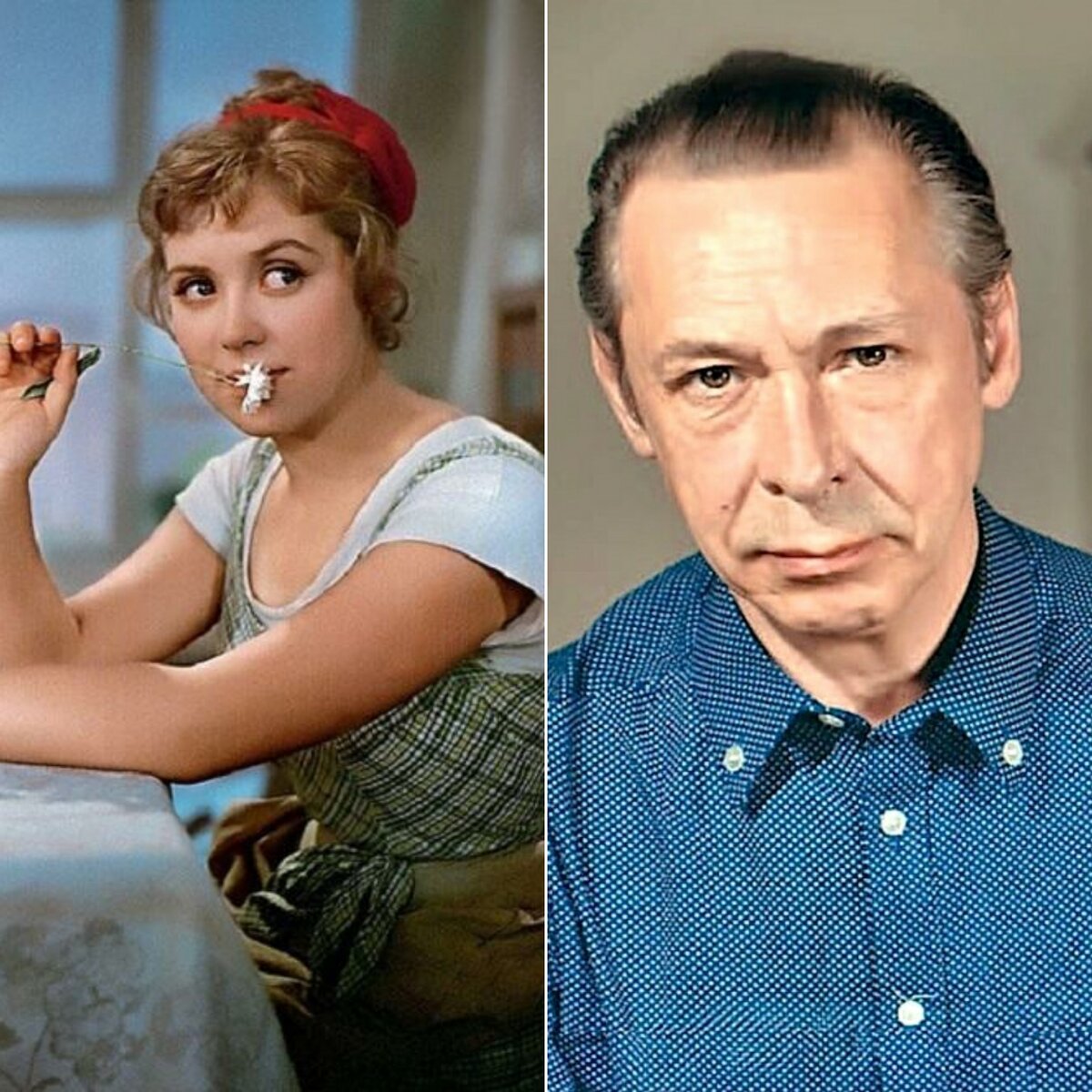 Светлана Карпинская / Олег Ефремов ( фото из свободного доступа в Интернете)