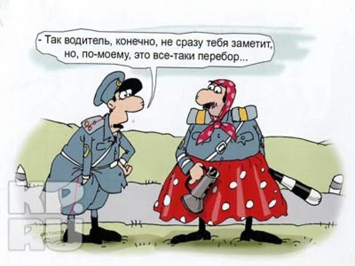 Из шутки гаишника незачем делать далеко идущих выводов