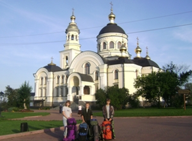 Участники экспедиции в селе Меркушино