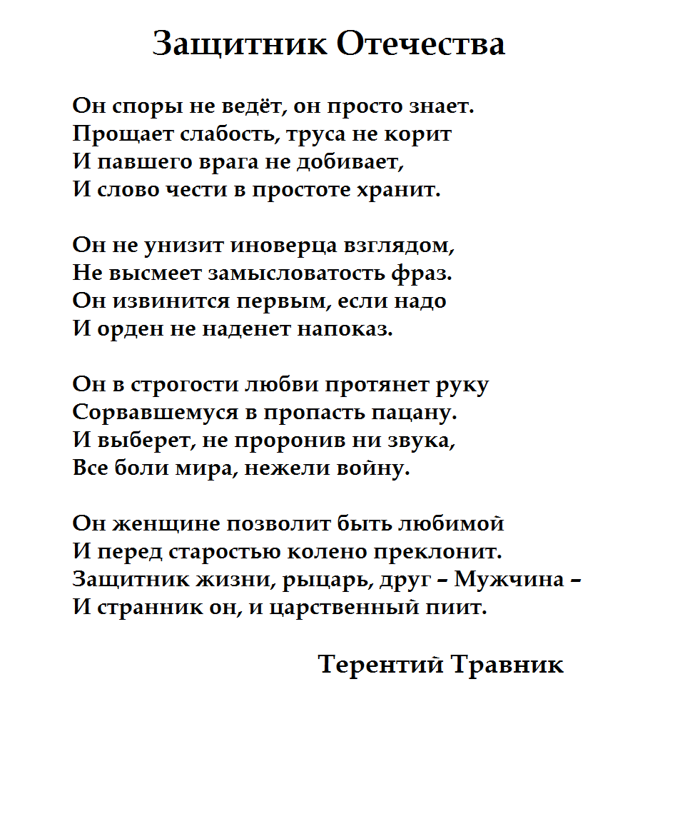 Два неожиданно проникновенных стихотворения, посвящённых Дню защитника  Отечества | Вкусные рассказы/ 📖 📖 📖 Сысойкина Наталья | Дзен