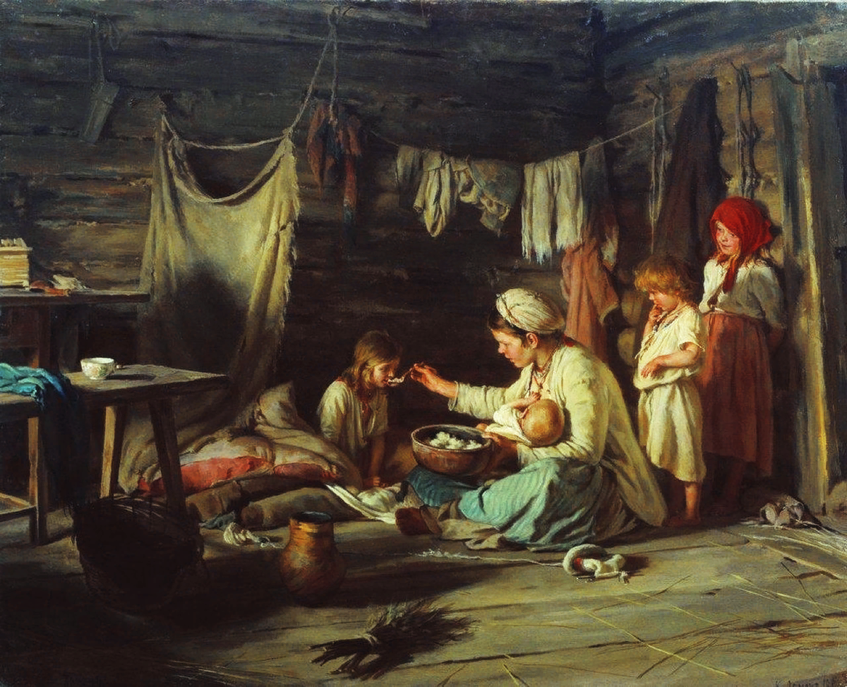 К.В. Лемох. «Выздоравливающая».  1889