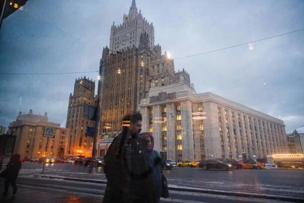Министерство иностранных дел России в Москве. Фото: DIMITAR DILKOFF/AFP через Getty Images
