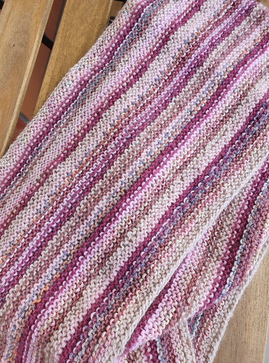 Полосатый шарф