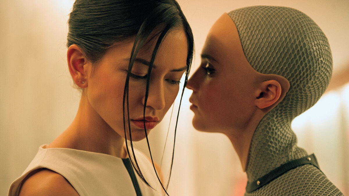 Кадр из фильма "Ex Machina", реж. Алекс Гарленд