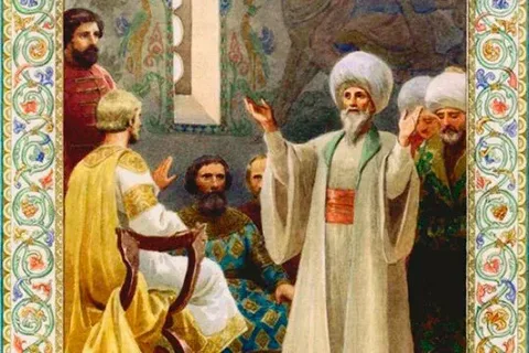 Мусульманские послы у князя Владимира.