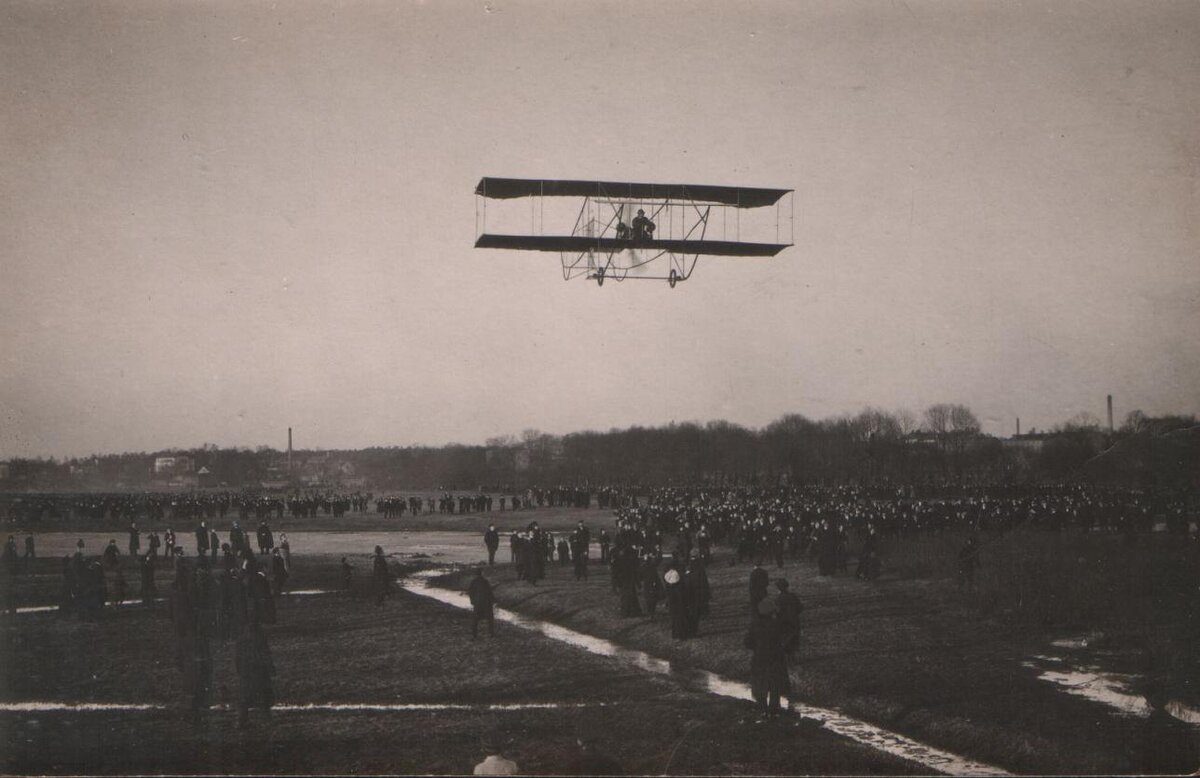 Полёт лётчика В.Ф. Смита на 1 экземпляре "Соммер-РБВЗ"