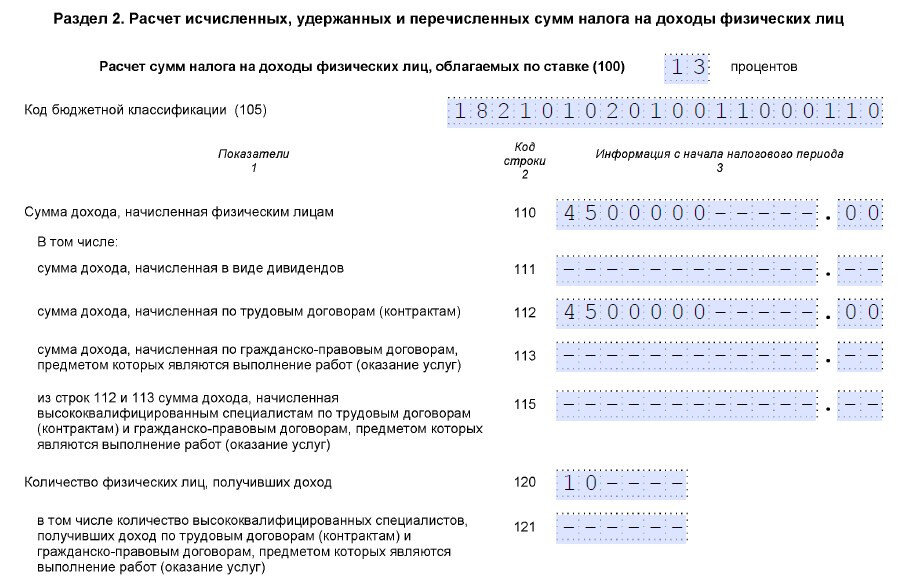 6 ндфл за 3 квартал 2023