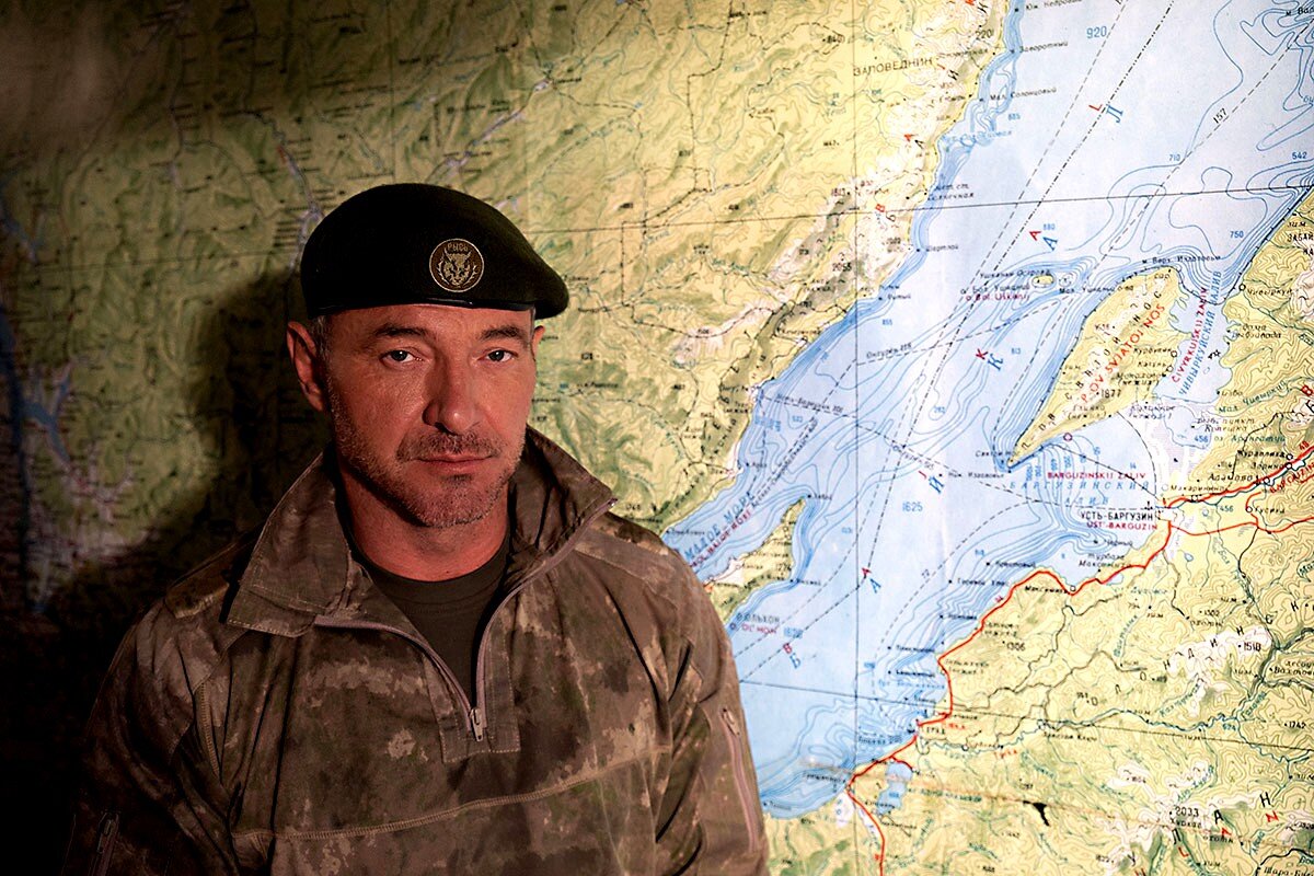 На съемках сериала "Заповедный спецназ"