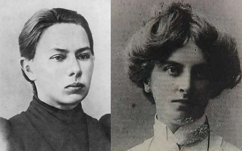 Надежда Крупская (слева) и Инесса Арманд (справа)