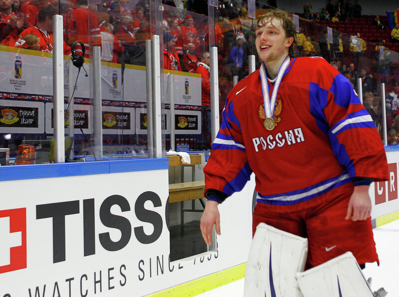 Андрей Василевский (вратарь сборной России на ЧМ по хоккею в 2019 году)