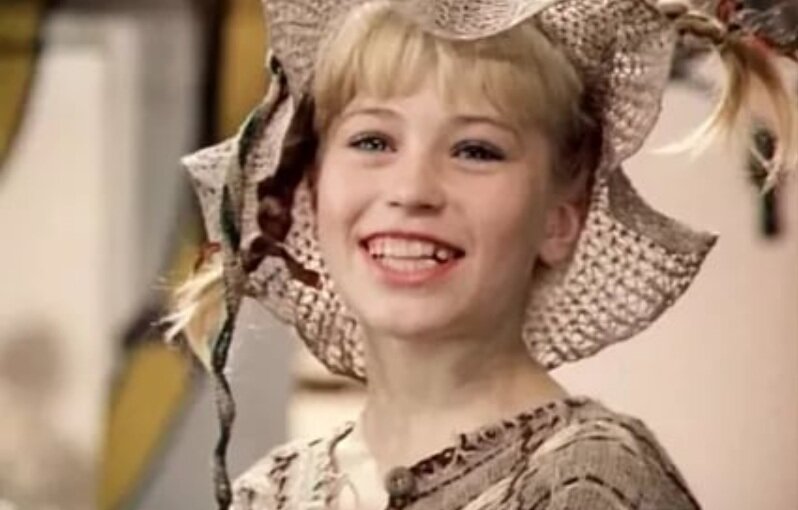 Светлана Ступак в роли Пеппи («Пеппи Длинныйчулок», 1984)