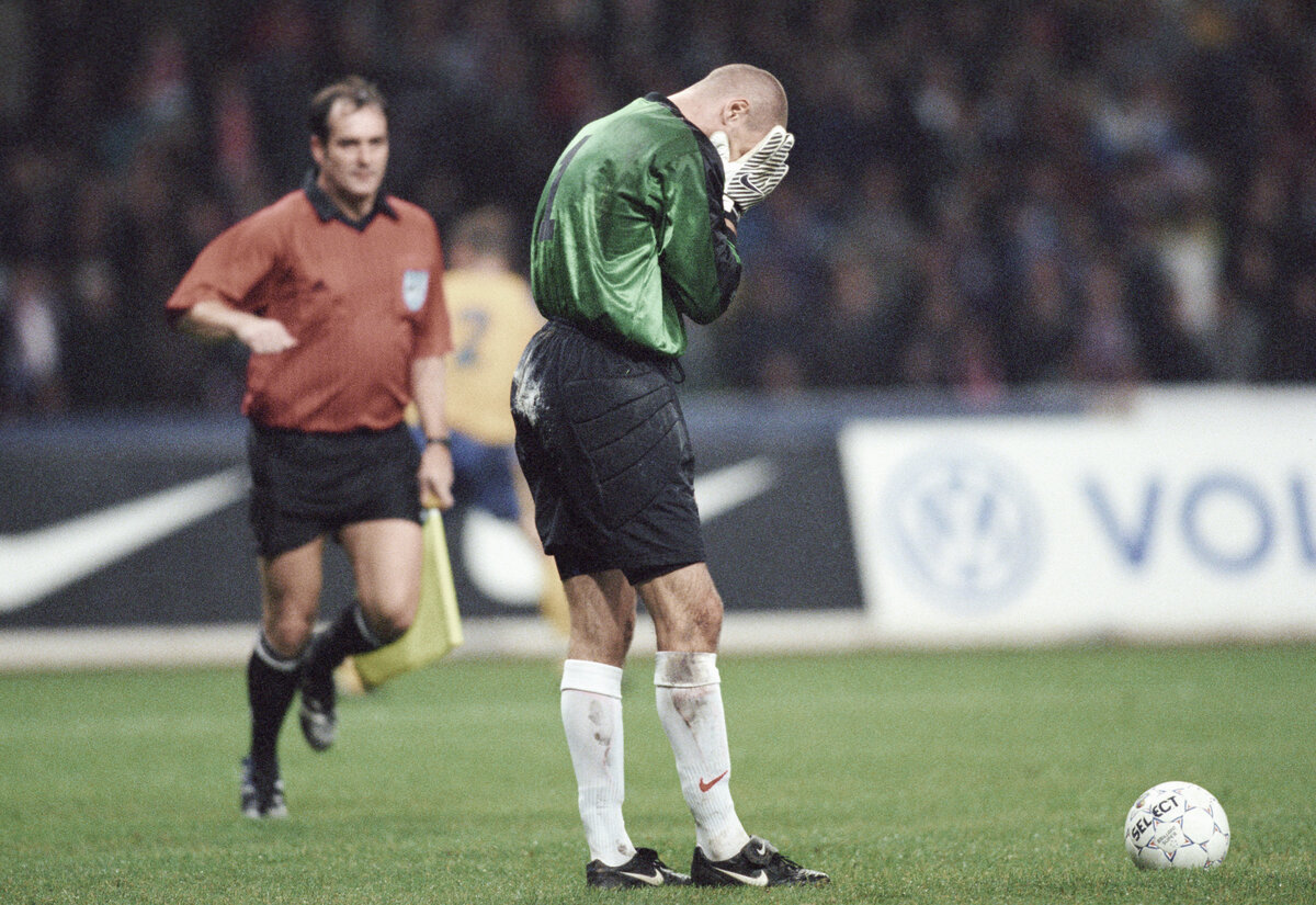 Александр Филимонов после гола сборной Украины. Фото РИА Новости.