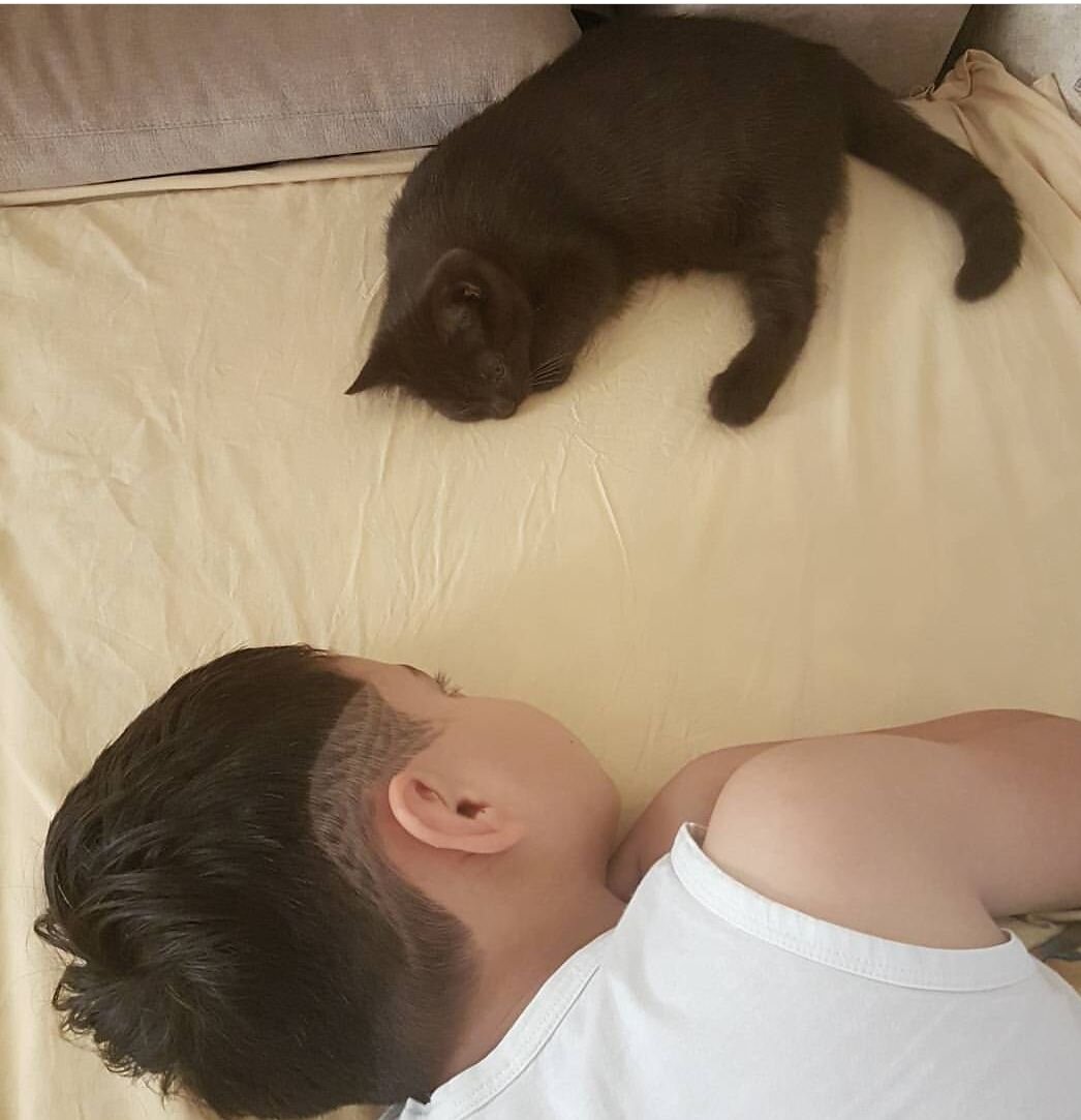 Мой родной братишка и маленький Симба