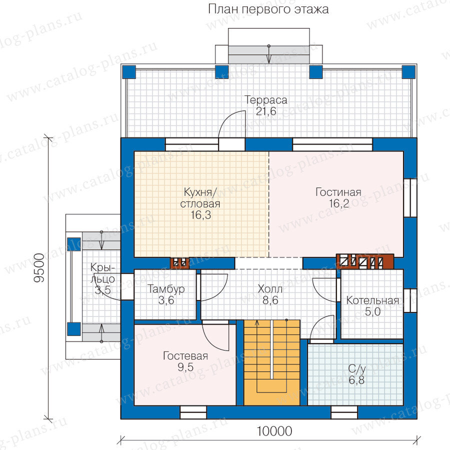 Проект удобного жилого дома 158м². Четыре спальни. | Проекты Коттеджей |  Дзен