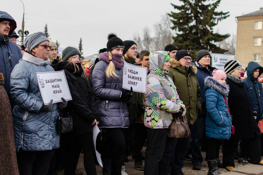 Митинг в Рыбинске против строительства ЦБК . АВТОР: СЕРГЕЙ ЛЕБЕДЕВ