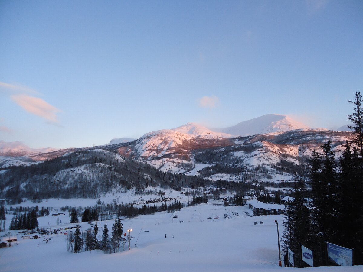 Горы Норвегии Hemsedal