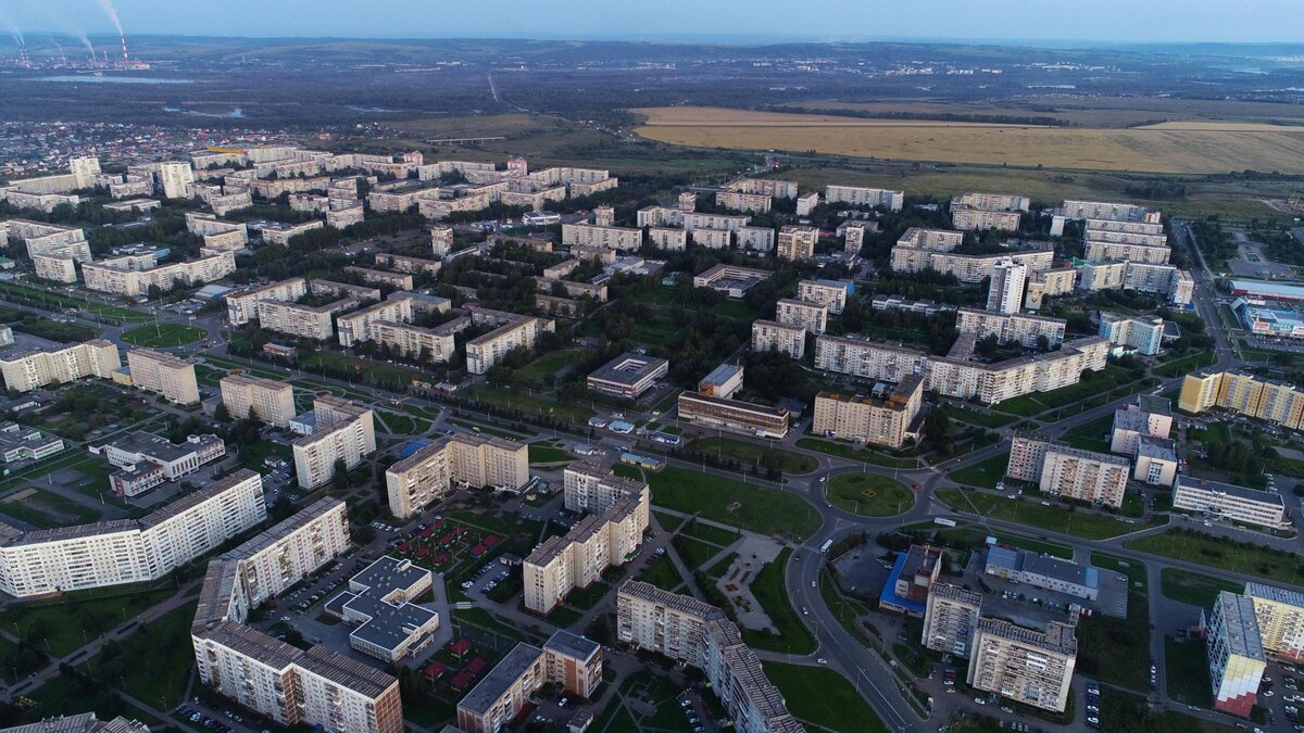 Новоильинский район с высоты. Источник: открытые источники Яндекс.