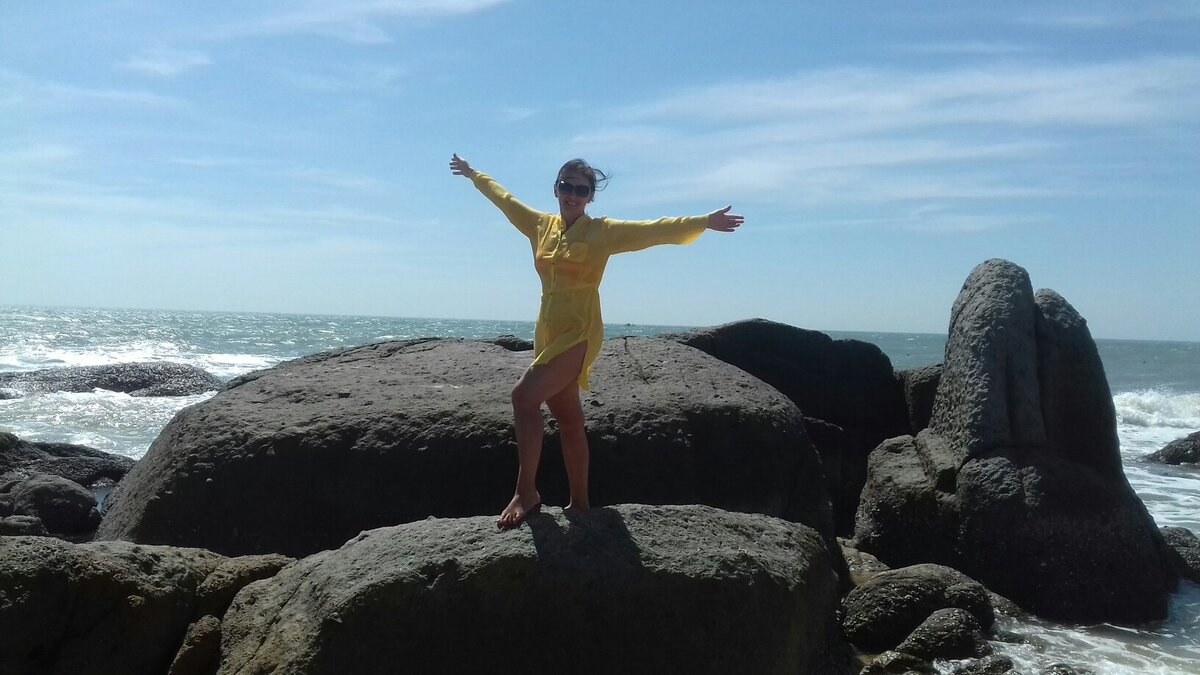 На пляже в Муйне